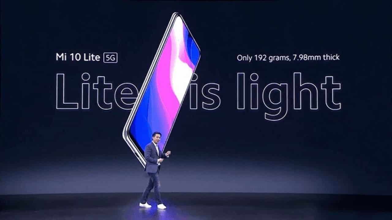 xiami mi 10 lite duyuruldu